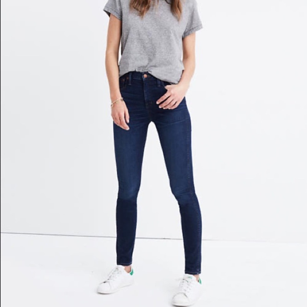 Madewell 10" High-Rise Skinny Jeans Size 25